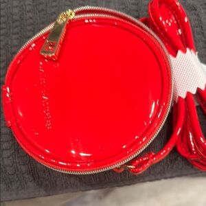 Marc Jacob’s Mini Red Cosmetic Bag//Could be used as a Crossbody Bag